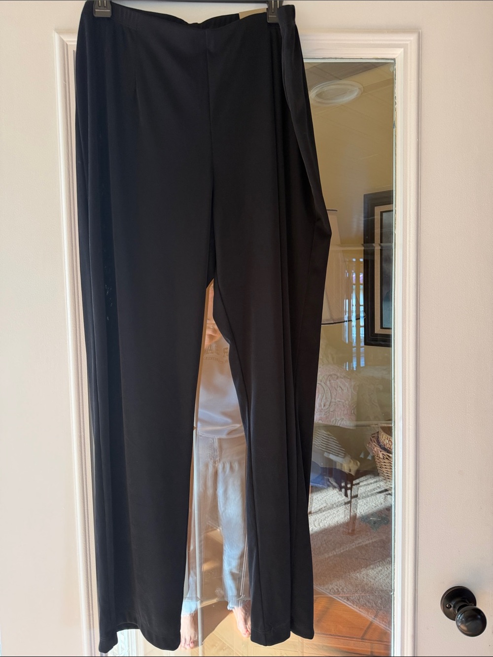 Chico's Black Straight-Leg Pants